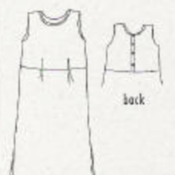 FLAX 100% Linen Devine Slipster Dress in Iris sz M - Picture 12 of 12